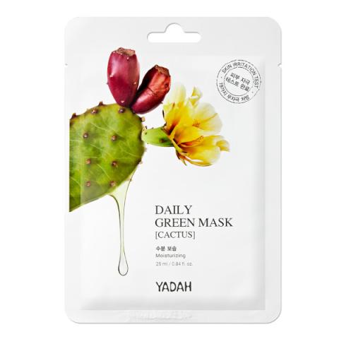YADAH - Masque Vert Quotidien - 25ml X 10pièces - Cactus YADAH - Masque Vert Quotidien - 25ml X 10pièces - Cactus
